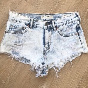 BullHead High Rise Short Shorts